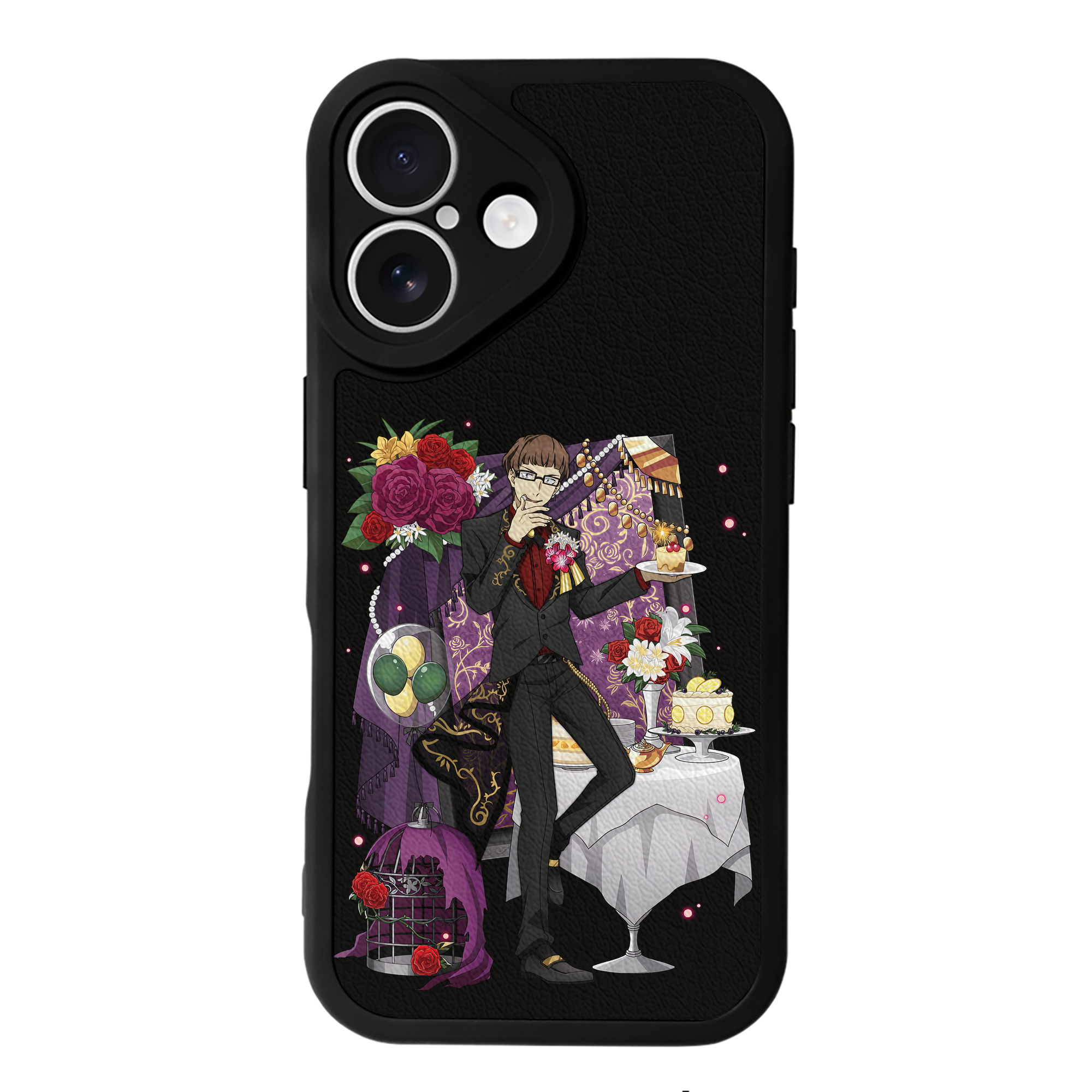 （画像用） 文豪ストレイドッグス Bungo Stray Dogs 【iPhone 16シリーズ対応】シリコンスマホケース（レザー調） 材質：シリコン